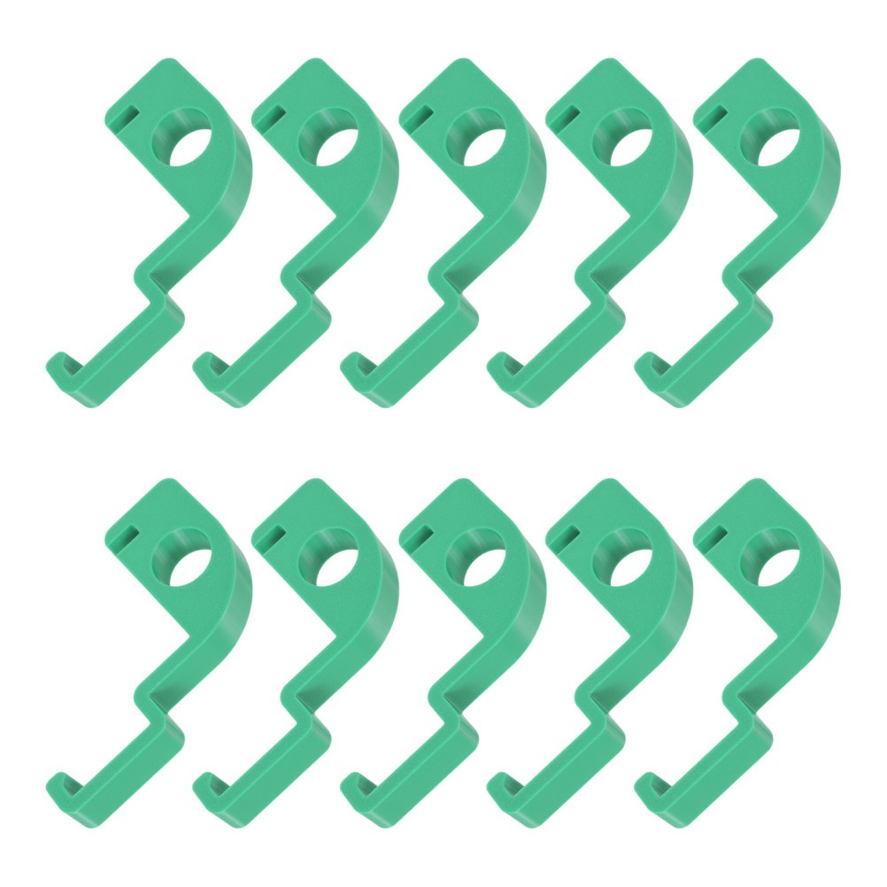 10Pcs Trash Bin Ventilation Clips Green Pla Reusable Lid Spacer for Odor Relief
