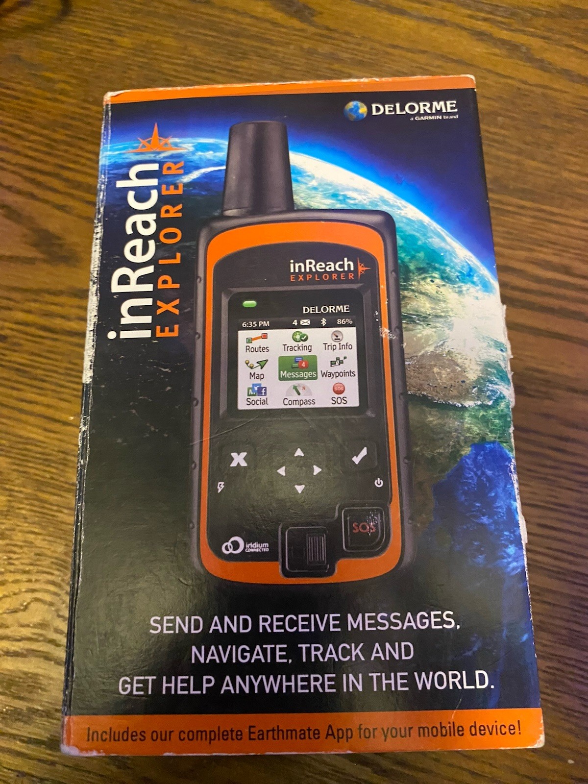 New Open Box Delorme Inreach Explorer Satellite Communicator Free Shipping