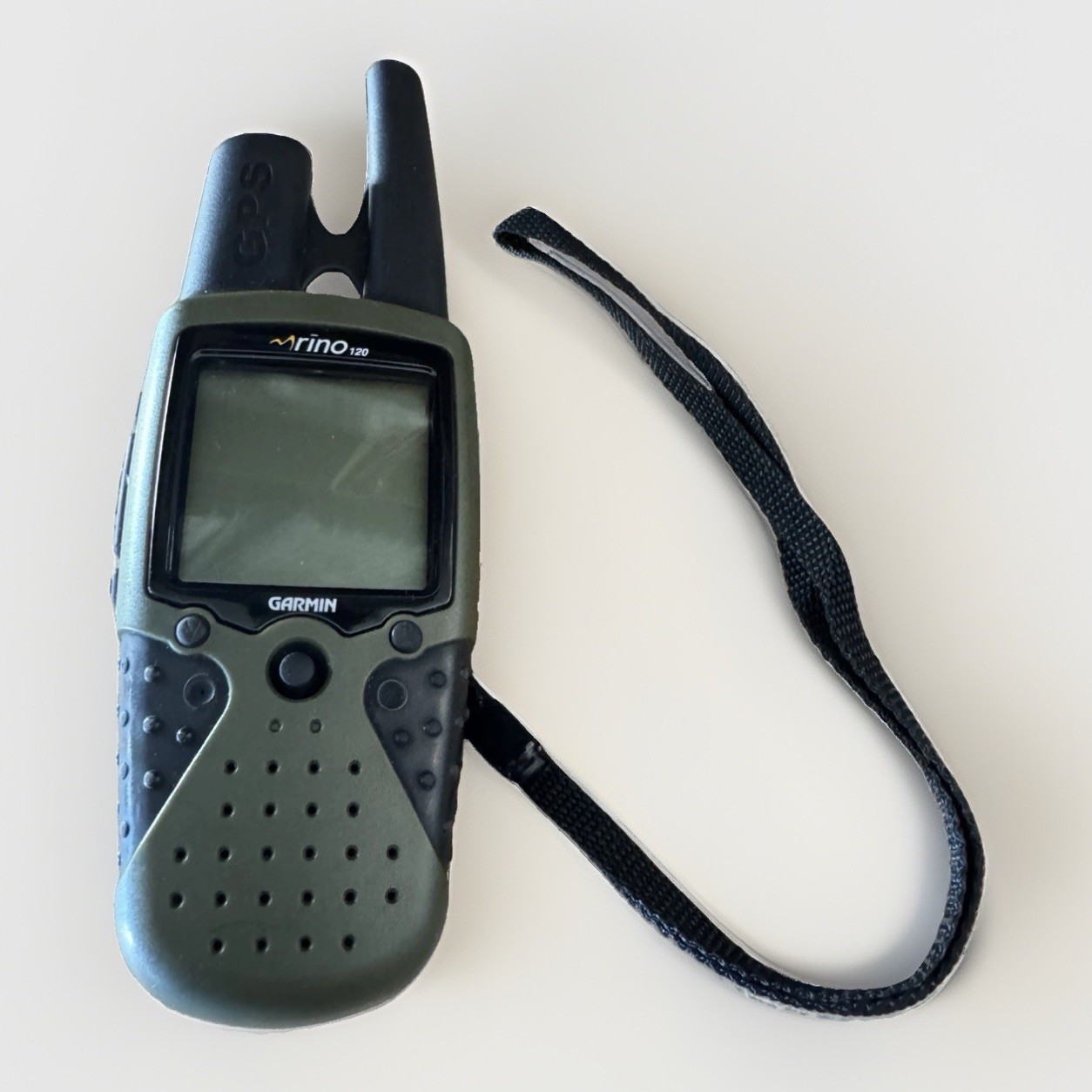 Garmin Rino 120 Handheld Hiking GPS Navigator 2-Way Radio TESTED Works Great