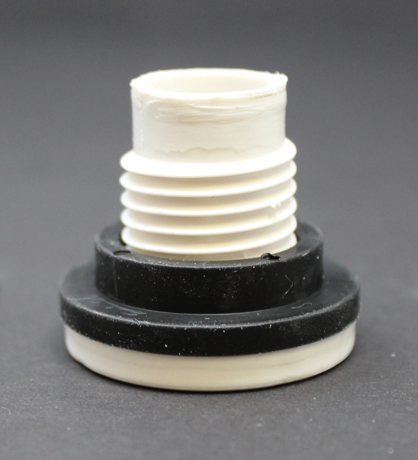 White Standard Cooler Drain Plug Assembly for Coleman Coolers – 1″ Shaft Length