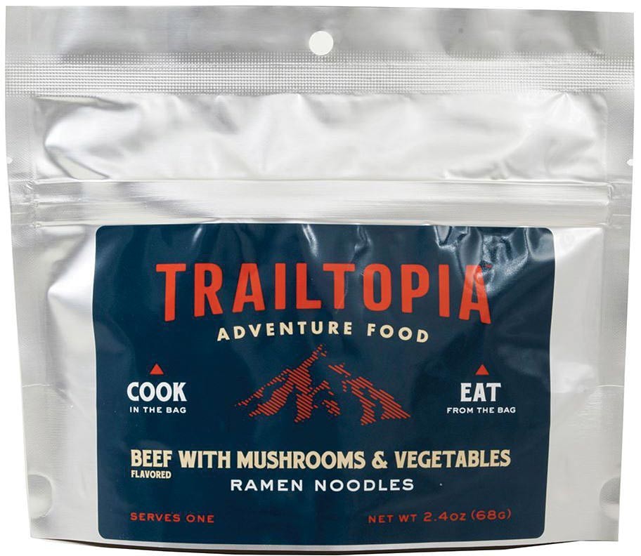 Trailtopia Beef & Vegetable Ramen Backpacking Meal | Easy-To-Prepare Outdoor