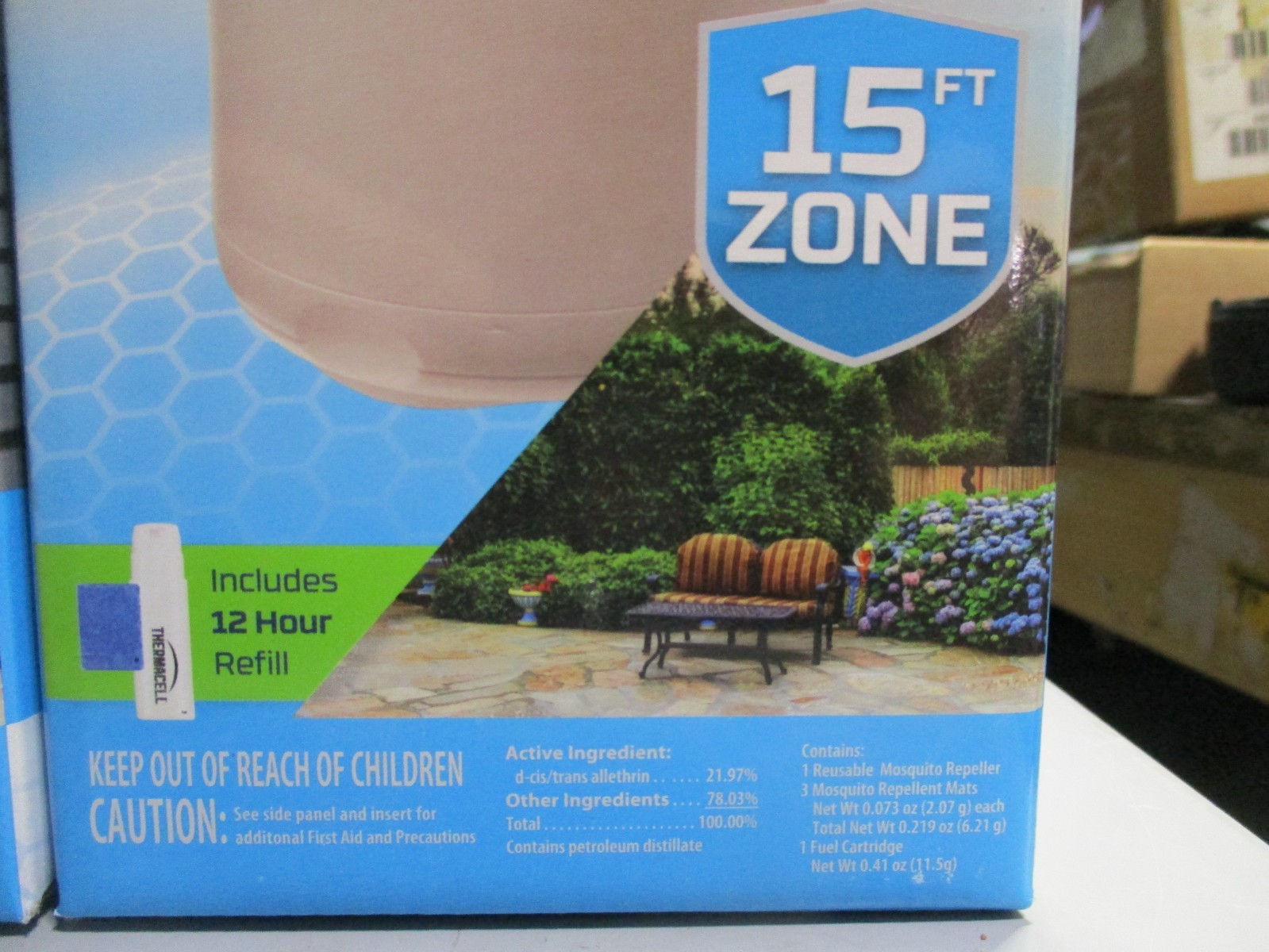 THERMACELL Mosquito Repellent Zone Device 15ft No Spray Scent Free NEW 4 Pack