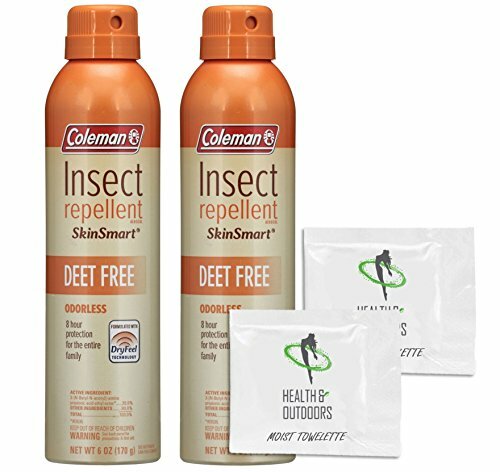 Coleman SkinSmart DEET-Free Aerosol Spray Insect Repellent, 6-Ounce – 2 Count –