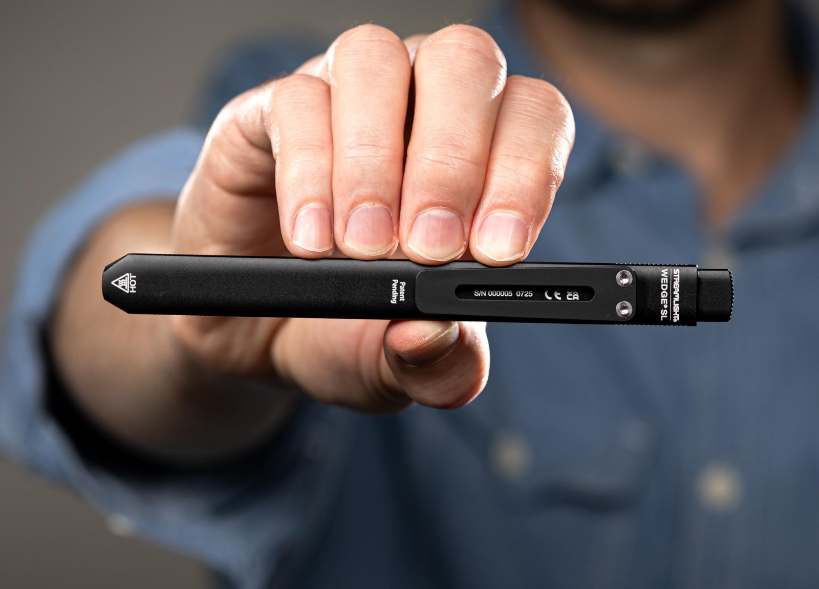 500-Lumen Rechargeable Flashlight | USB, IPX4 Waterproof, Pocket Clip, 1.75 hrs