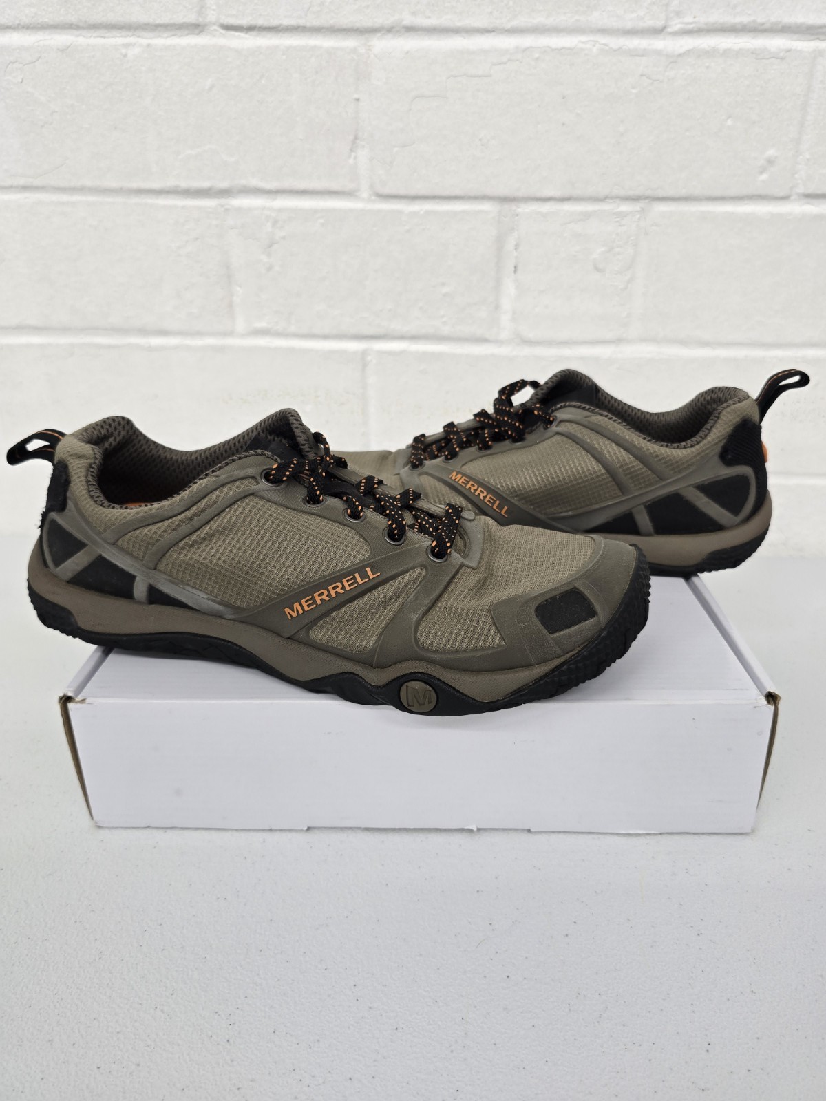 Merrell Hiking Shoes Proterra Brindle Dark Gray/Black J40993 Men’s Size 9.5