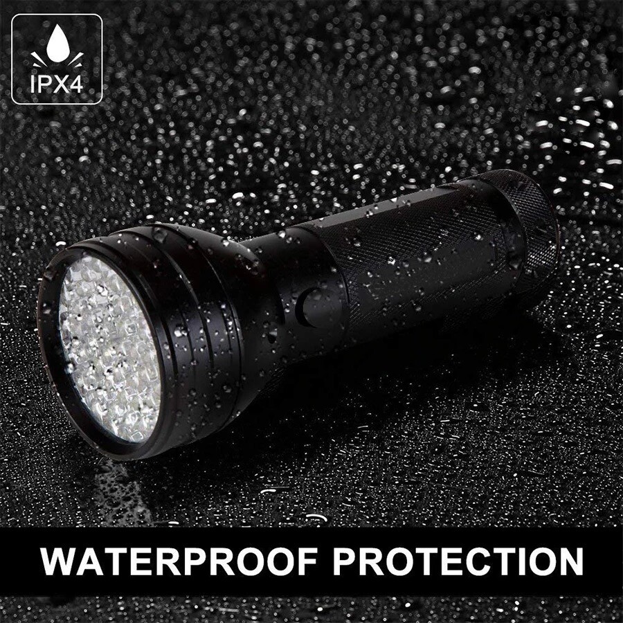 UV Ultra Violet 51 LED Flashlight Blacklight 395 nM Inspection Lamp Light Torch