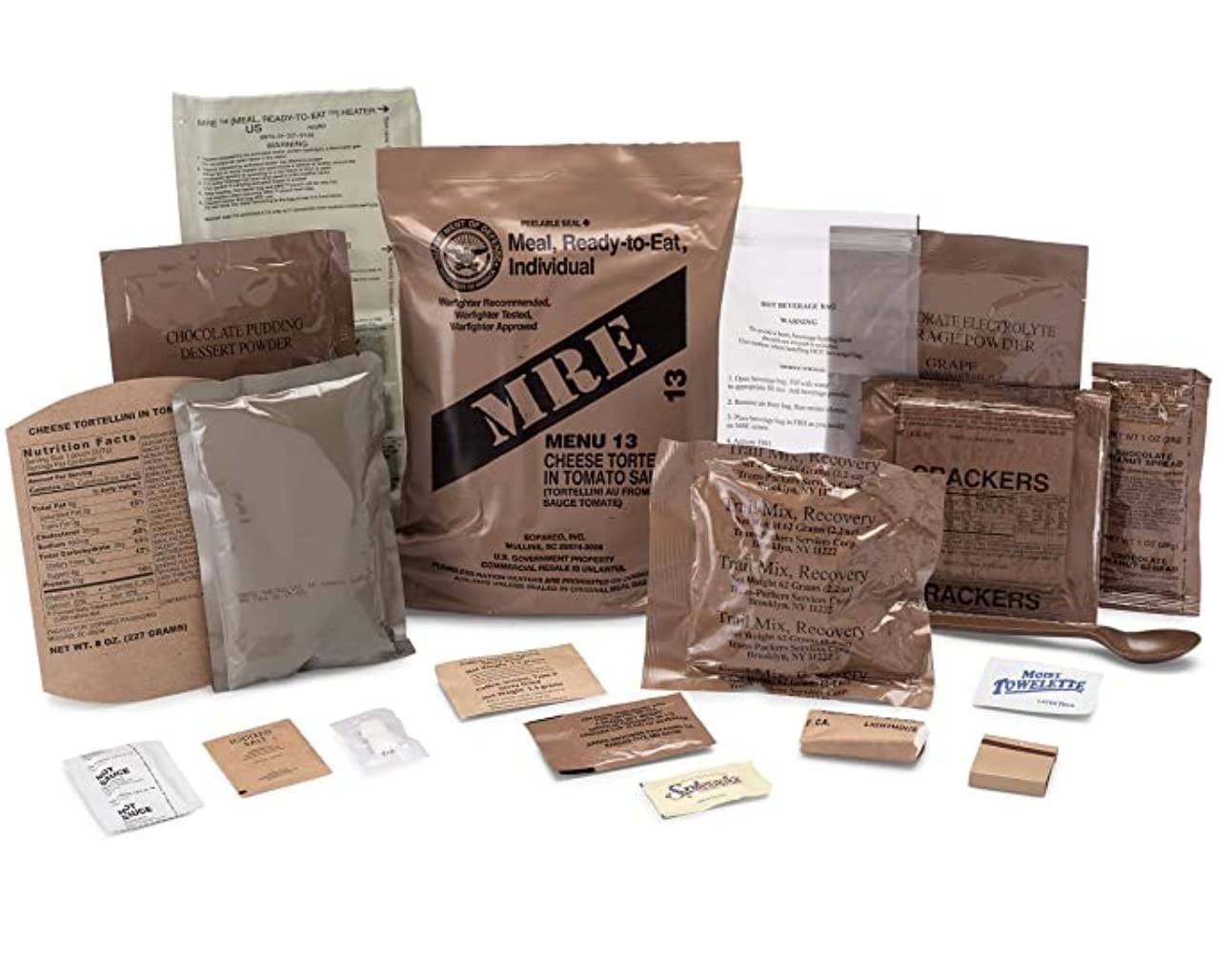 MRE U.S. Military Ready to Eat Meals INSP 2025 or Better – Options 1,2,48 pack-