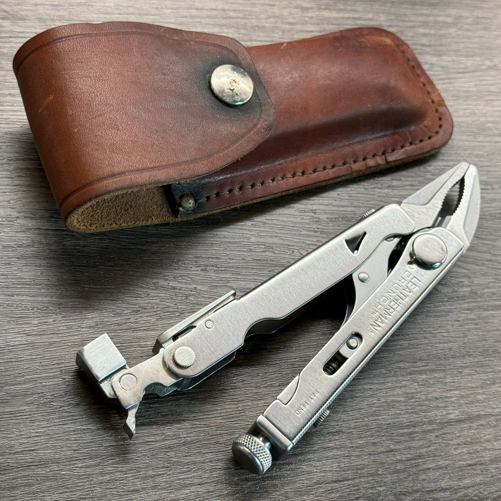 Leatherman Crunch based mod w/stainless steel Hammer (no other tools included)