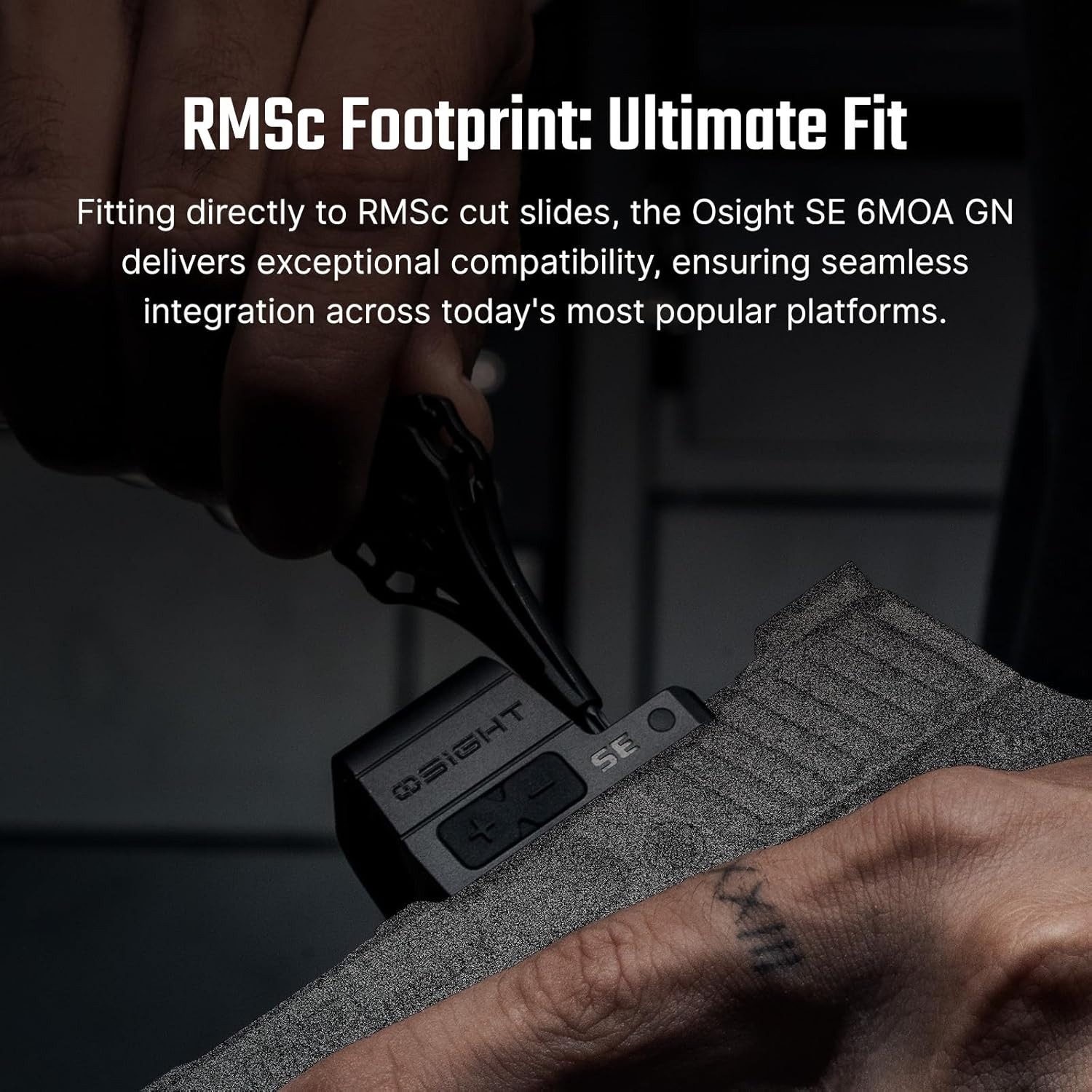 Olight Osight SE RMSc/K Footprint Enclosed 6 MOA Green Dot Sight Parallax-Free