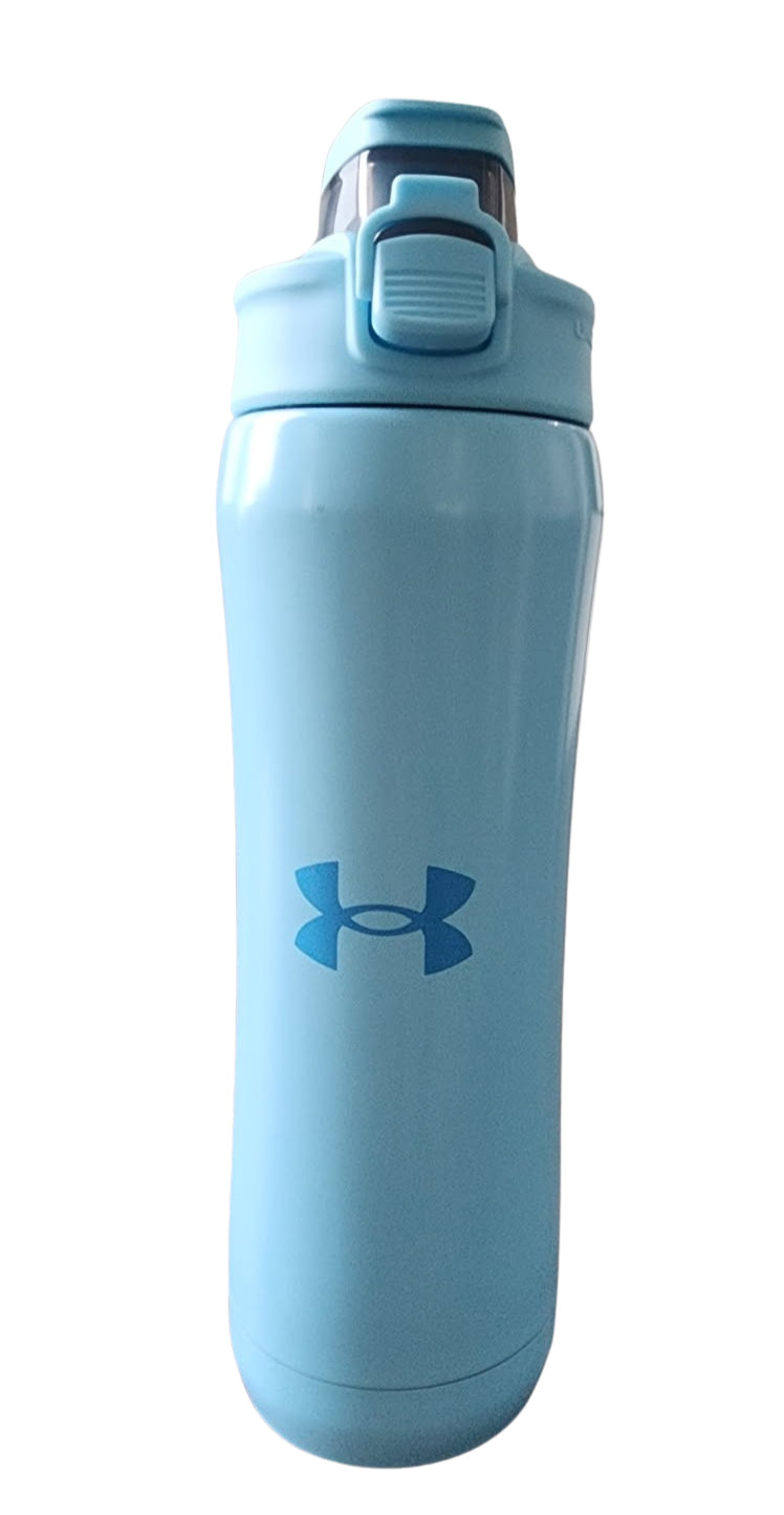 NEW Under Armour UA Beyond 18 oz Insulated Water Bottle Stream Blue 494