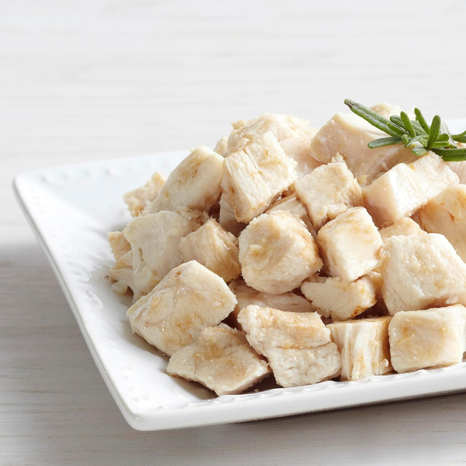 Cooked Freeze Dried White Meat Chicken Dices Can, Emergency Food Supply, Everyda