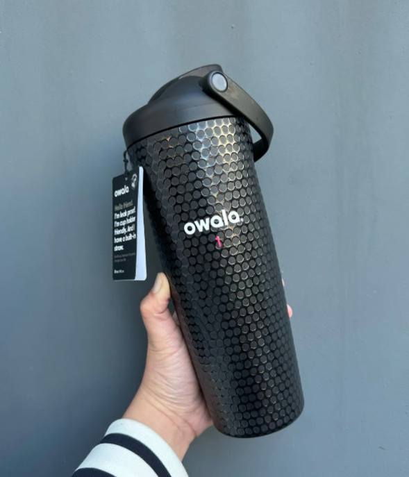 New Owala Fairways For Days FreeSip Golf Black Water Bottle 30oz Gift – ON SALE