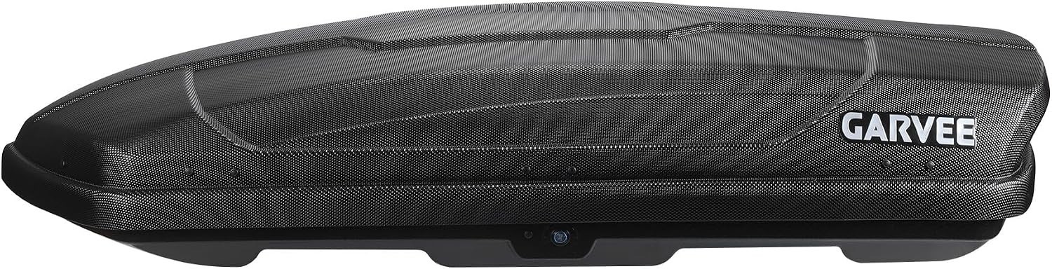 Rooftop Cargo Box Carrier Dual-Side Open Hard-Shell 135LB Roof Mount Luggage