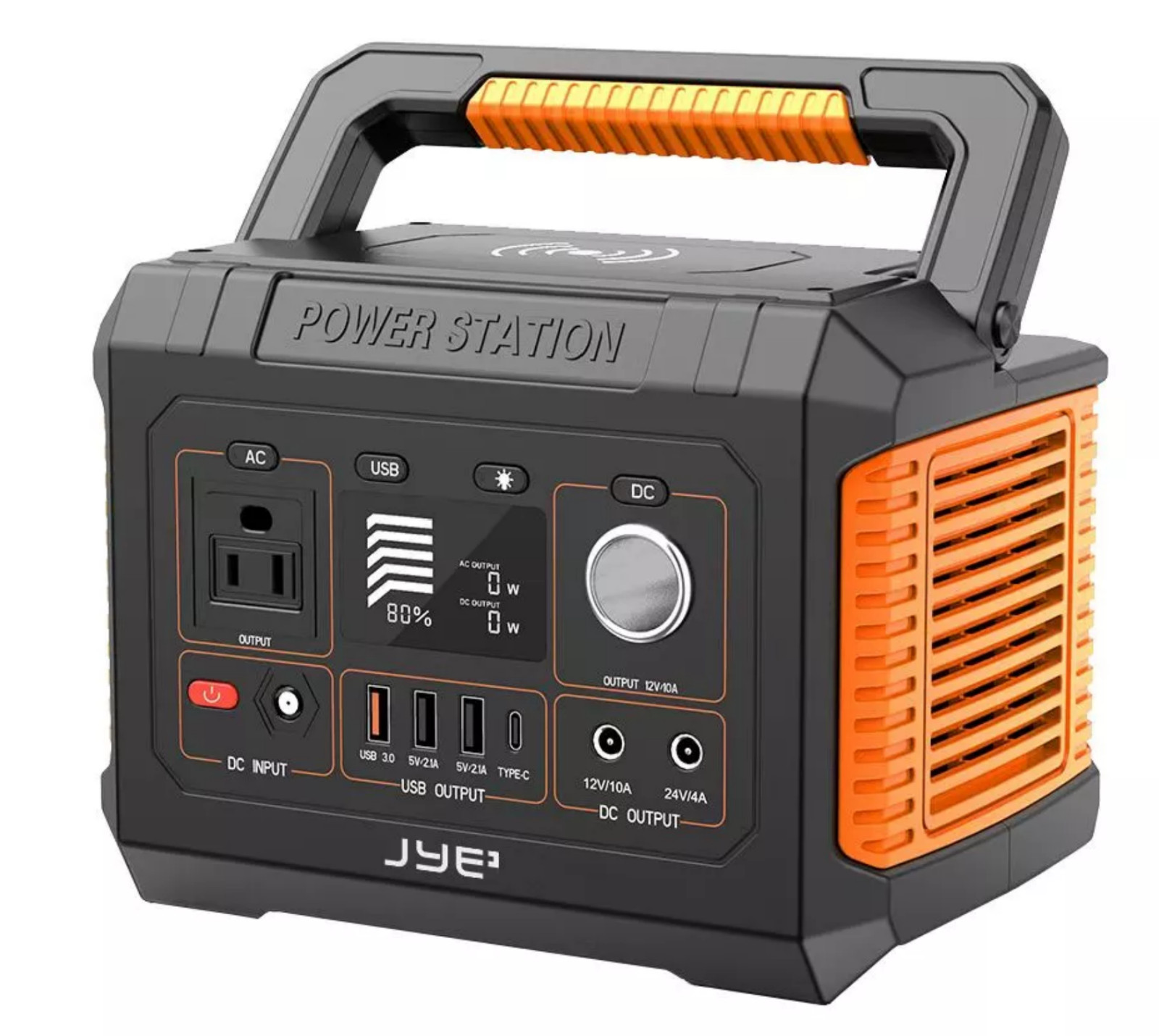 JYE 300W Lithium Power Station Battery, Wireless phone charging, NEW