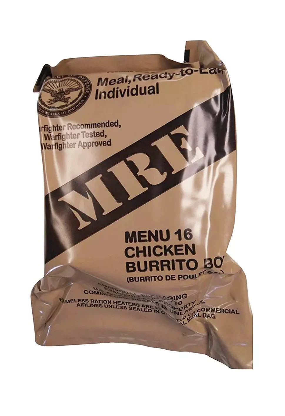 MRE U.S. Military Ready to Eat Choose your own meal menus 1-12 Test Date 2025