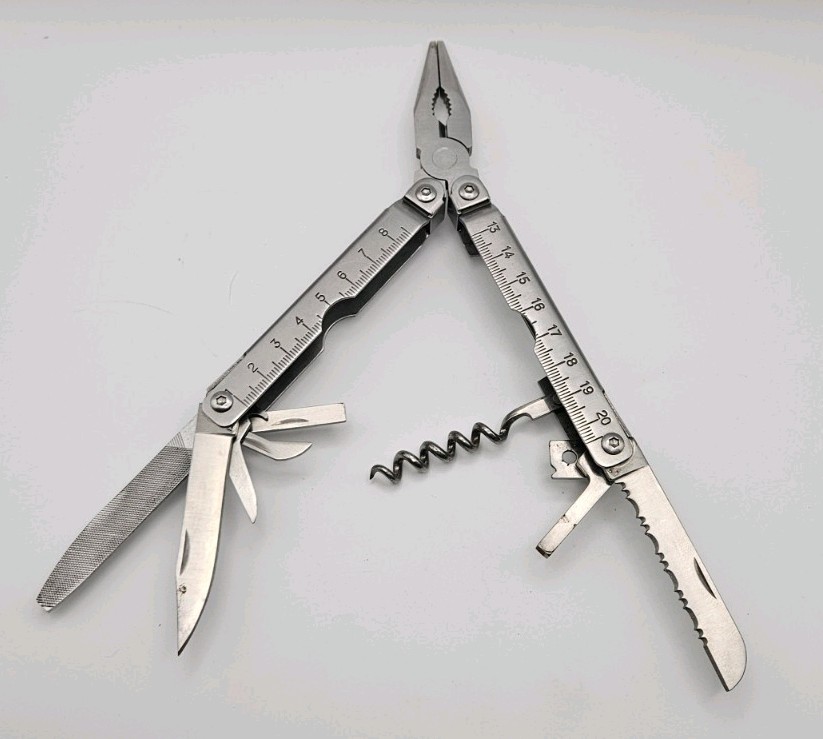 Misc Lot Of 4 Multi- Tools KOBALT YUKON STAINLESS STEEL CHINA Good Condition Lot