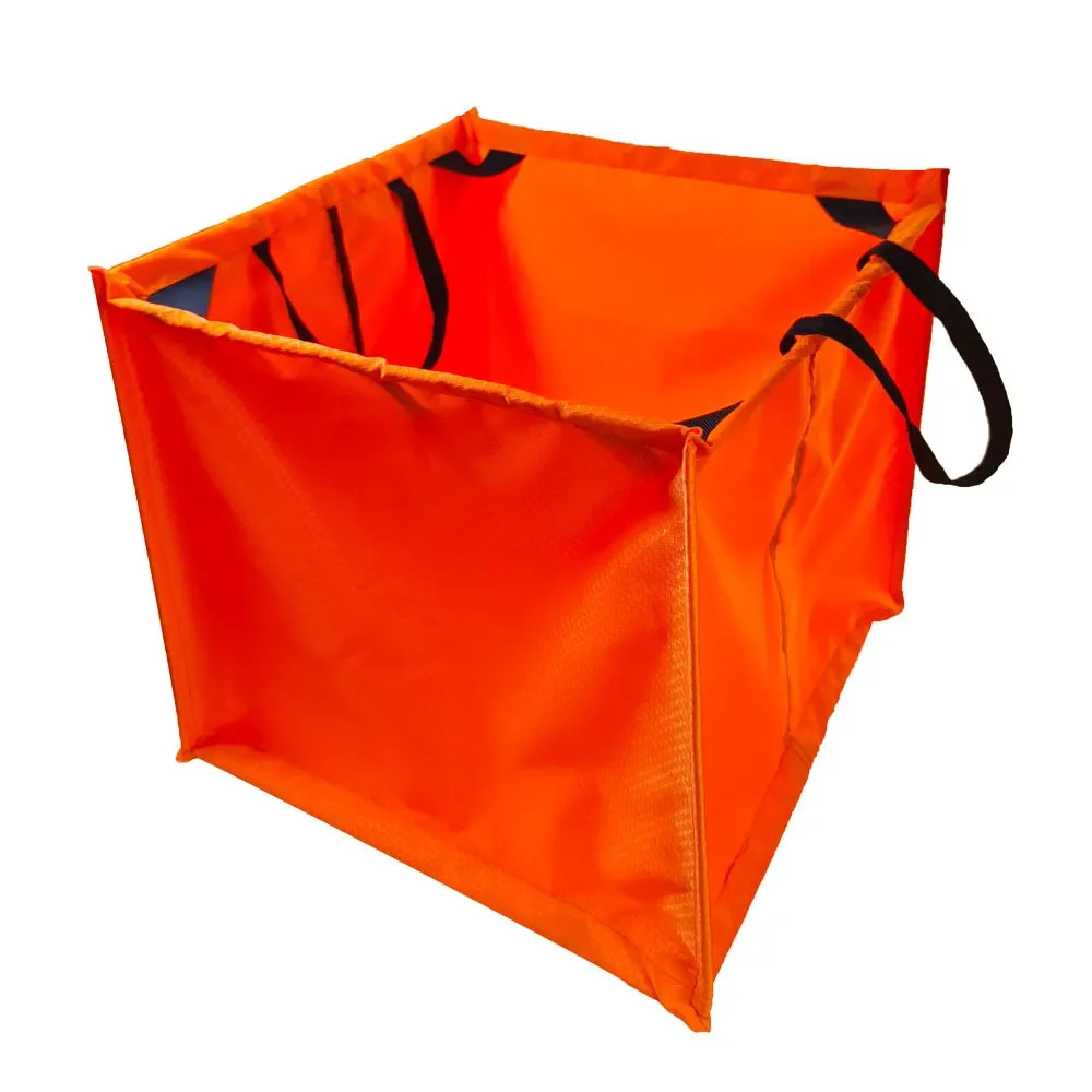 3 Color Nylon Folding Cube Rock Climbing Arborist Throw Line Rope Foldable Stora