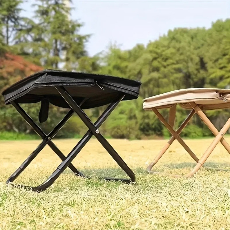 1 pc Portable Folding Camping Stool Lightweight Travel Seat