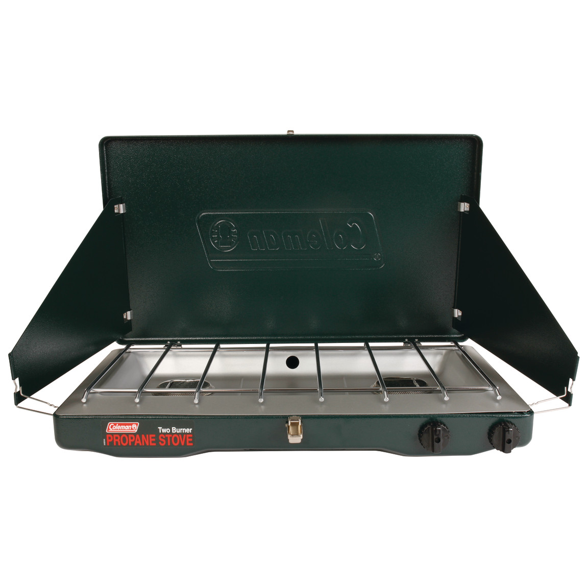 Matchlight 10000 BTU 2 Burner Propane Camping Stove Portable Black