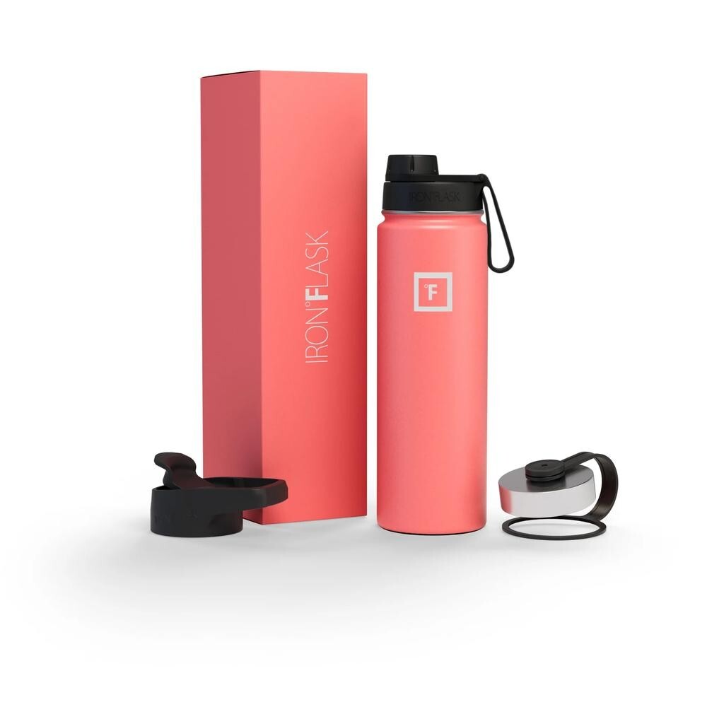 IRON °FLASK 22 oz. Wide Mouth Water Bottle – PEACH – New Item