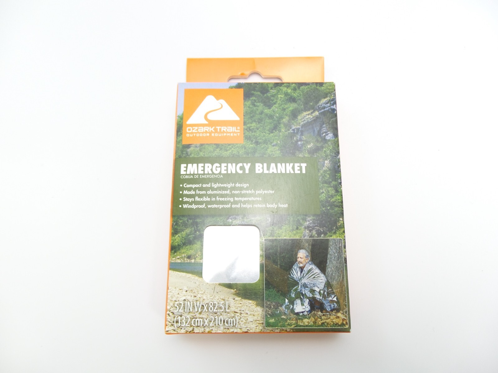 New! Ozark Trail Emergency Blanket! Aluminized Polymer! Outdoor Equipment!
