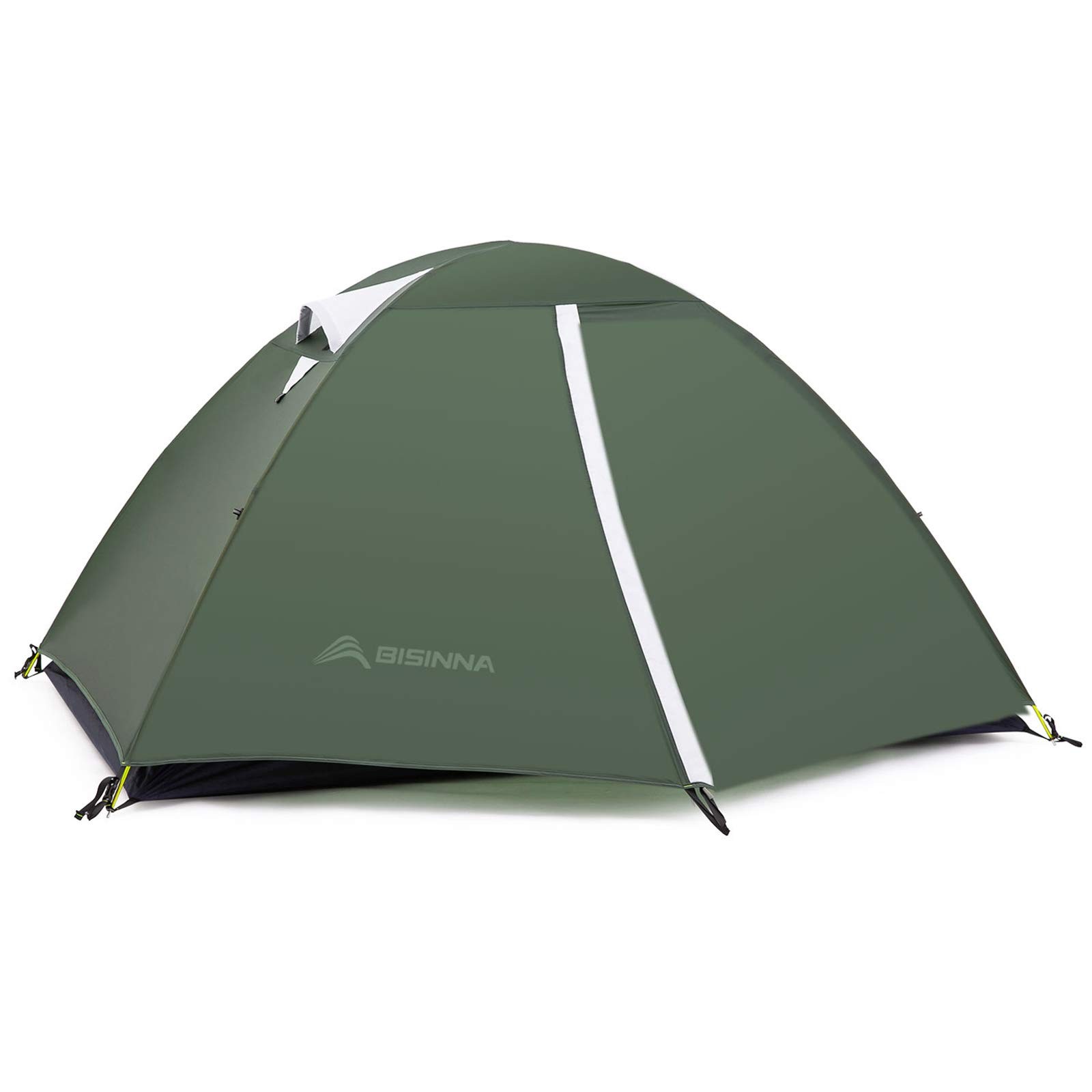 Bisinna 2 Person Camping Tent Lightweight Nylon Backpacking Tent Waterproof
