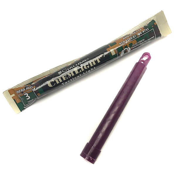 Cyalume 9-97520PF Infrared 6″ Chemlight 3 Hour IR Chemical Light Stick (10 Pack)