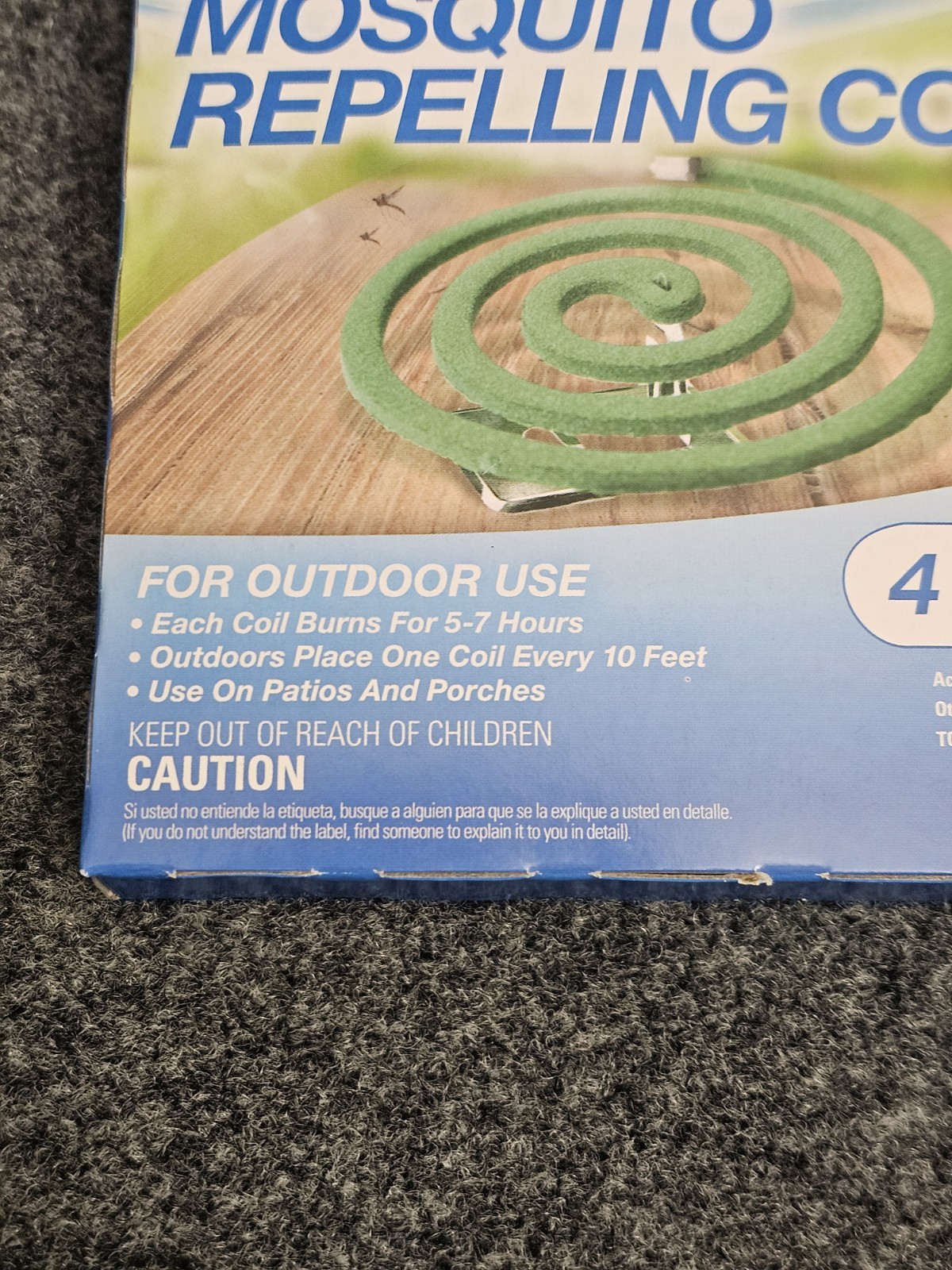 12 Pack PIC Mosquito Repelling Coils 4 Coils Per Pack Backyard Bug Insect Burner