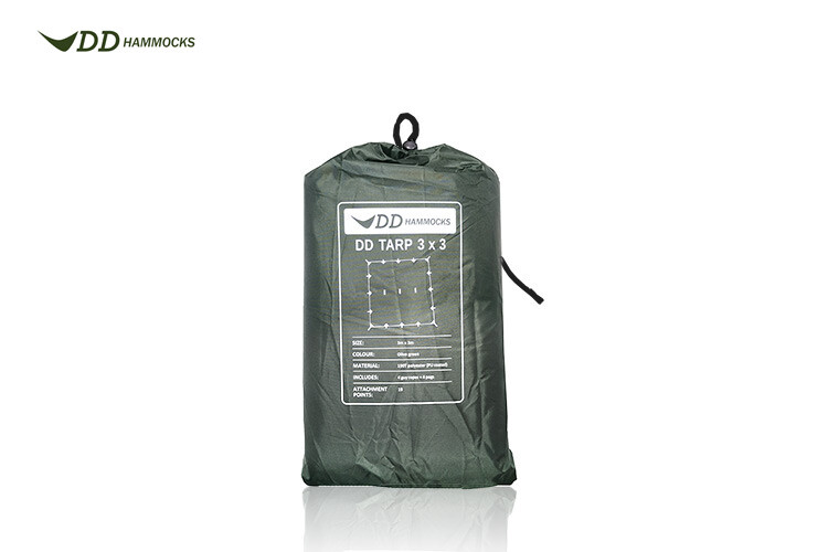 DD Tarp 3×3: Lightweight Waterproof Tough Shelter for Camping Bushcraft & Hiking