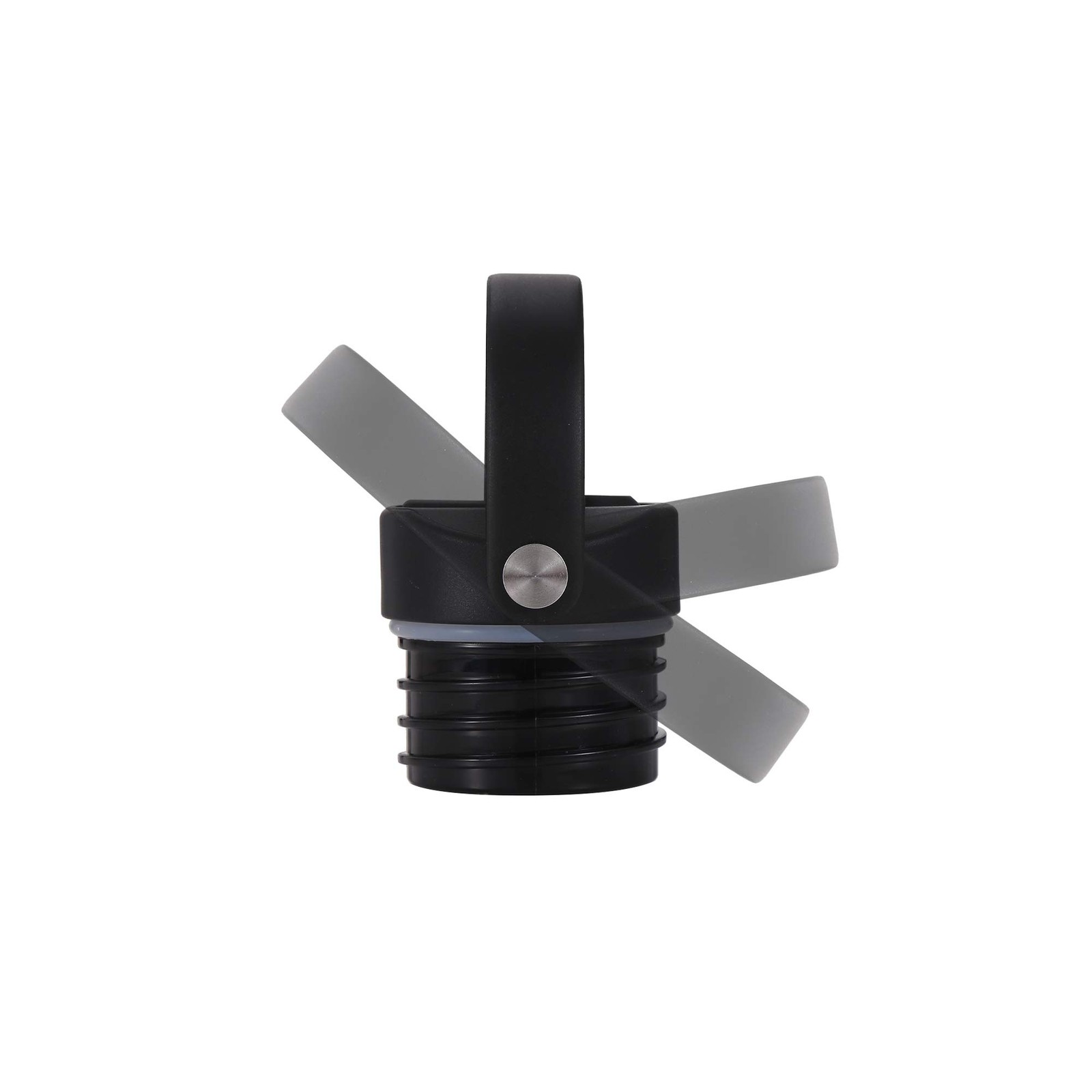 IRON °FLASK Straw Lid for Narrow Standard Mouth 16.9 Ounces, Midnight Black