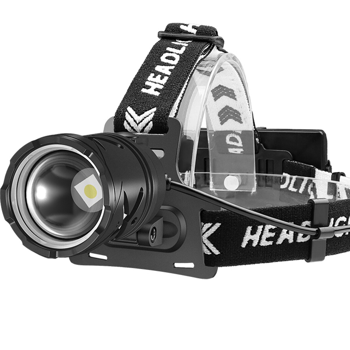 1200000LMS LED Headlamp Rechargeable USB Super Bright Zoom Head Torch Headlight