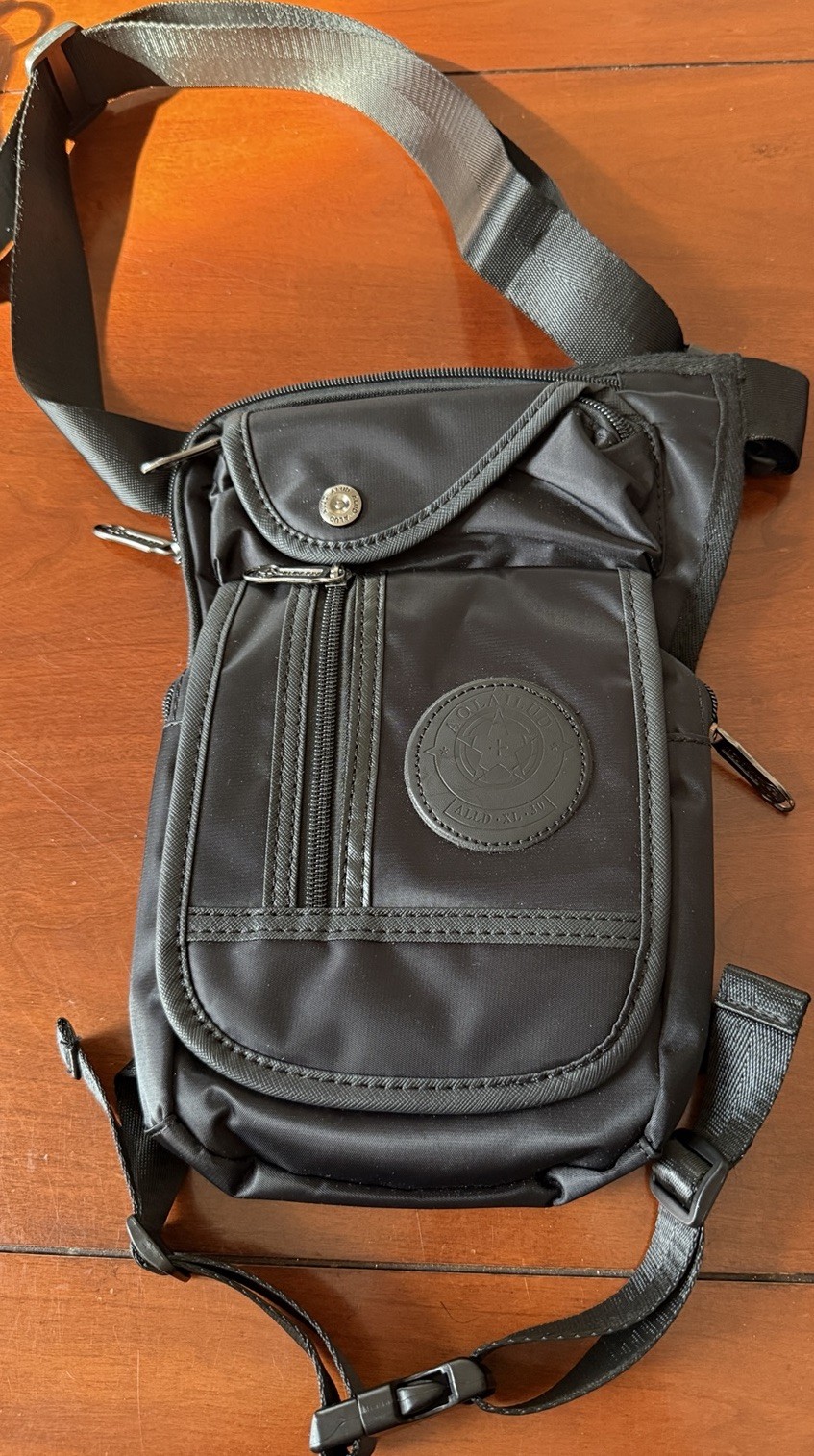 P17- AOLAILUD Tactical Thigh Drop Leg Bag For Pistol Up To 10 Inches Long