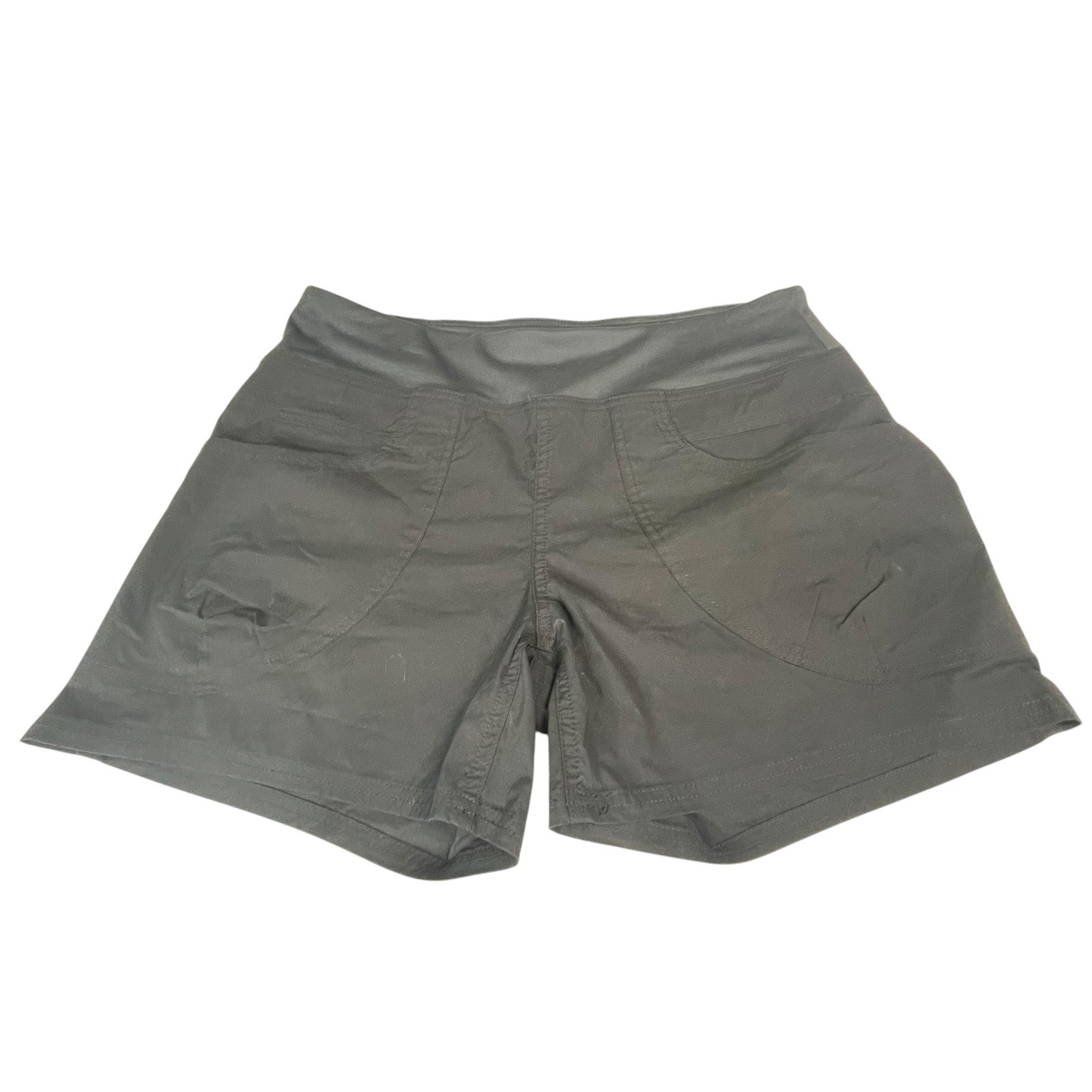 Prana Halle Shorts Women XL Black Outdoor Stretch Zion organic Cotton Blend
