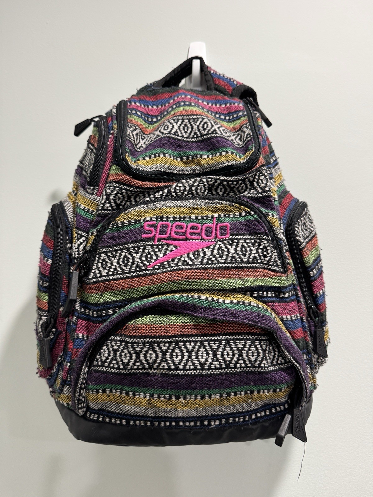 Speedo Multicolor Baja Fabric Wet Compartment Swim Bag Daybreak Backpack