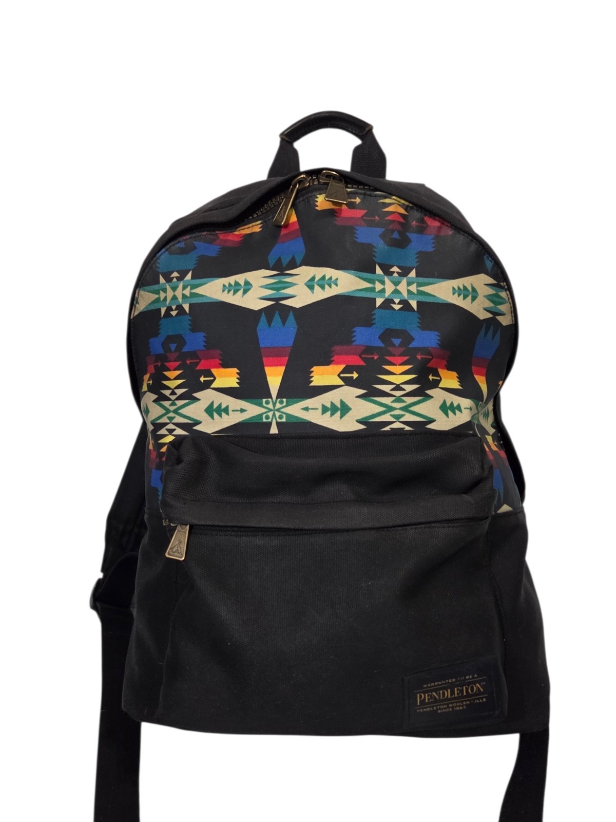 Pendleton Backpack Canopy Canvas Chief Joseph Black Multicolor Laptop Bag