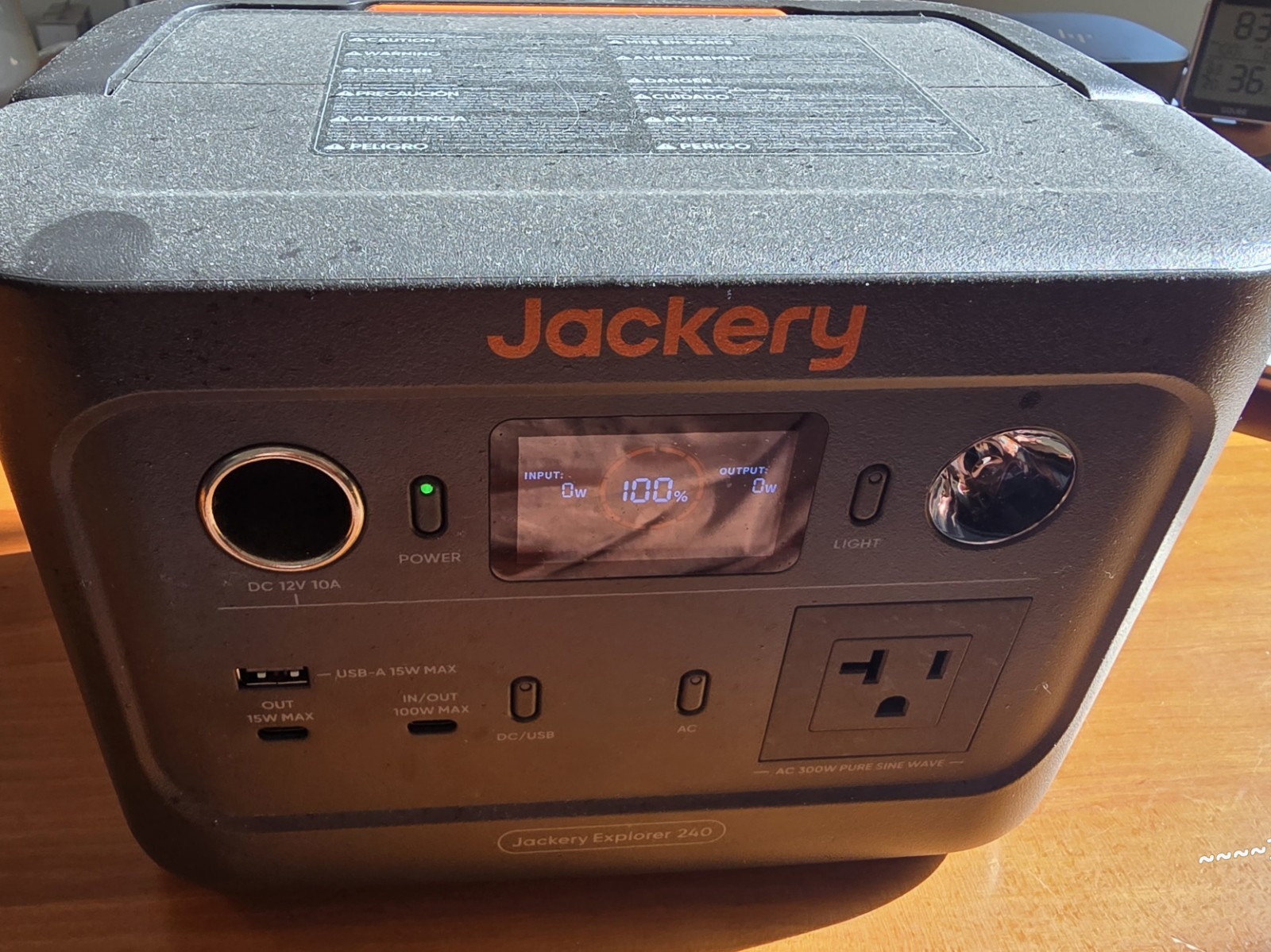 Jackery Explorer 240 LiFePO4 256Wh Power Station w/ Solar Panel, USB-C, 12V