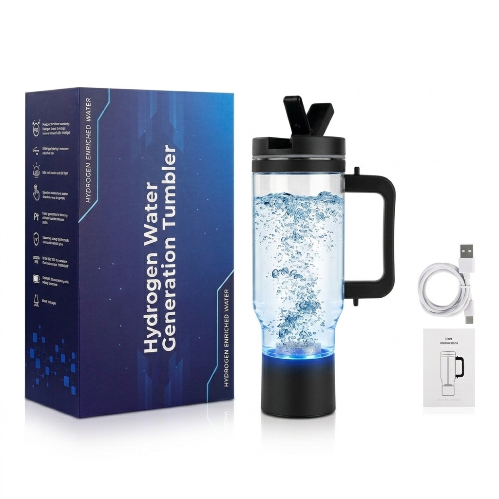 H2FLOW Premium Hydrogen Water Bottle Tumbler | 3009PPB | Large Capacity 1000mL