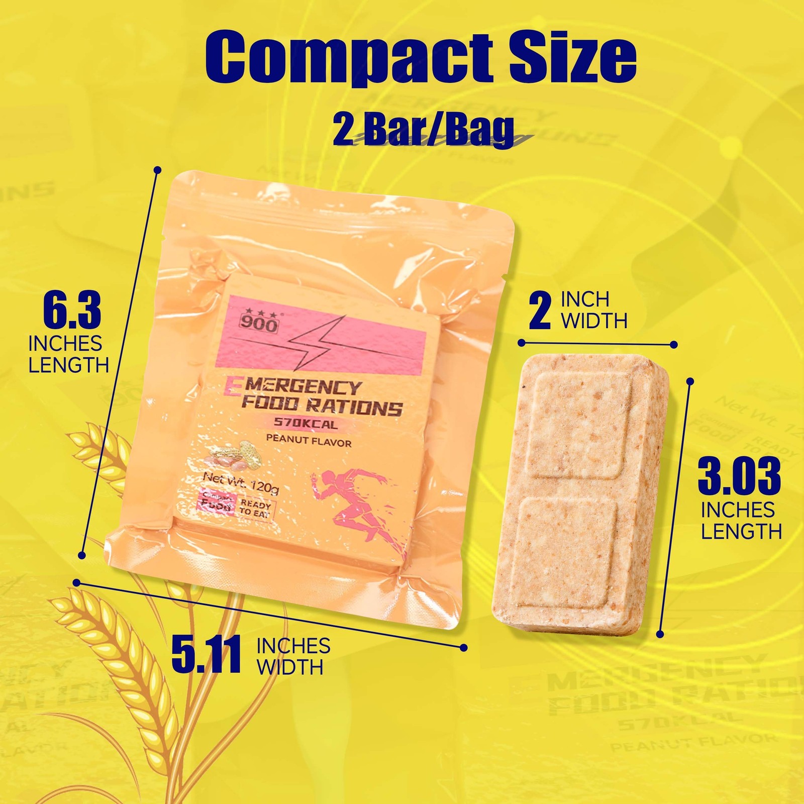 Emergency Food Supply Peanut Hardtack, Mre Meals Military 2025, Emergency Me…