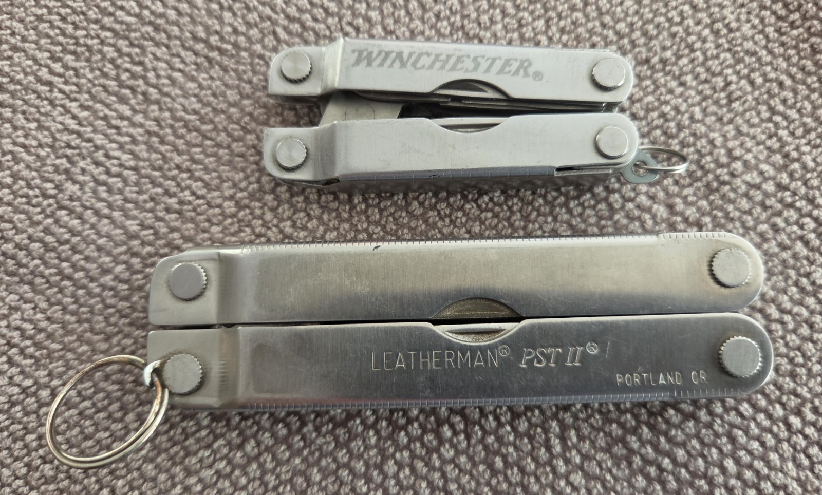 (7) MULTI-TOOL KNIVES ~ LEATHERMAN WINCHESTER MIDWAY CHEVY TRUCKS + UNBRANDED