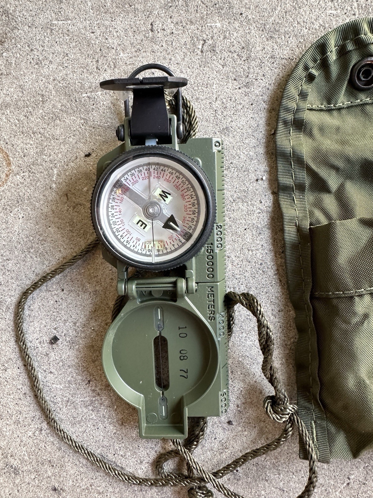 Cammenga Official US Military Tritium Lensatic Compass W/Pouch