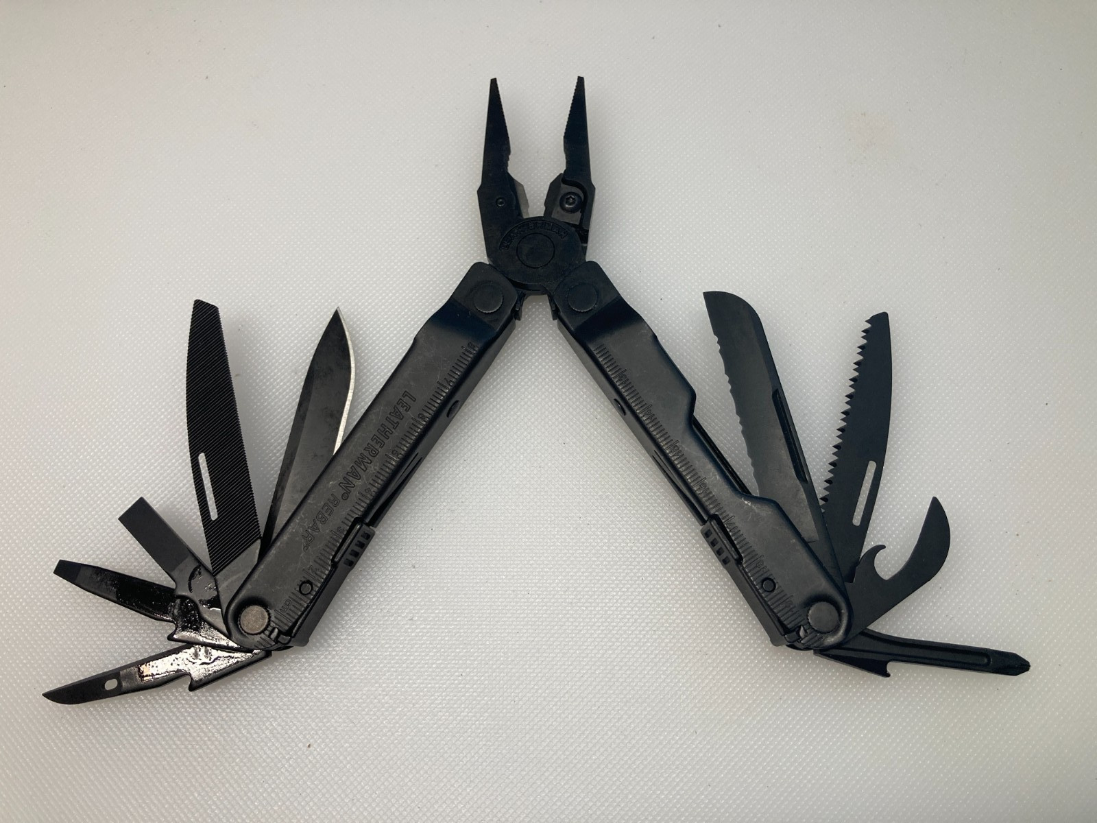 Leatherman Rebar Black Oxide Multi-Tool Knife, Pliers