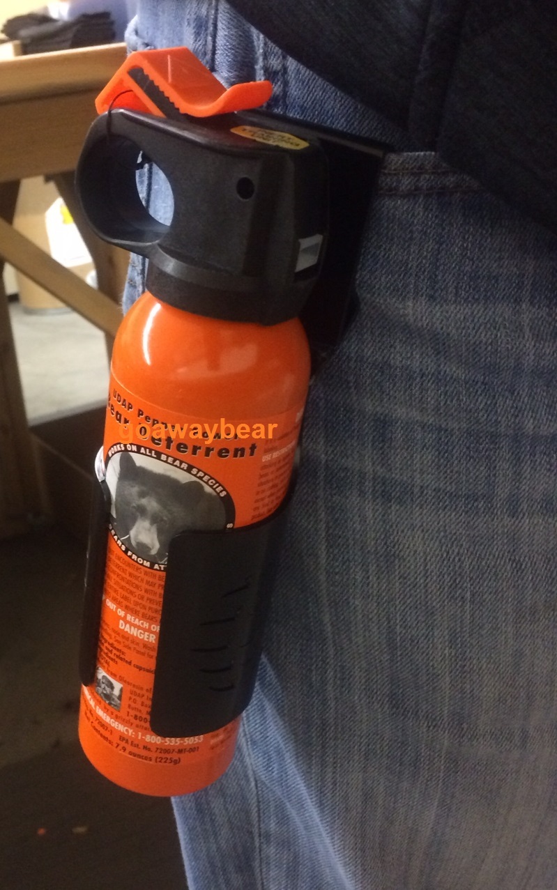 UDAP 12VHP Pepper Power Bear Spray Repellent w/ NEW Griz Guard Holster 7.9oz NEW