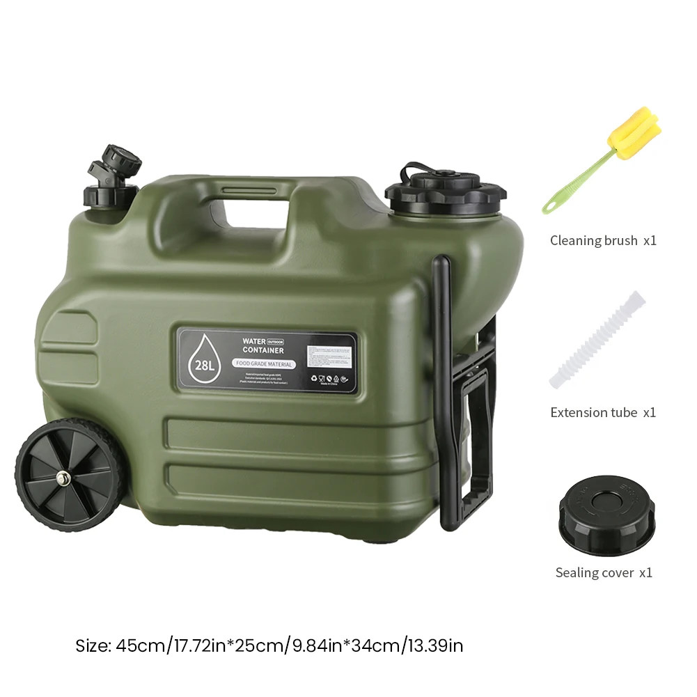 Portable Camping Shower with 7-Gallon Water Jug, Rechargeable Camping Shower New