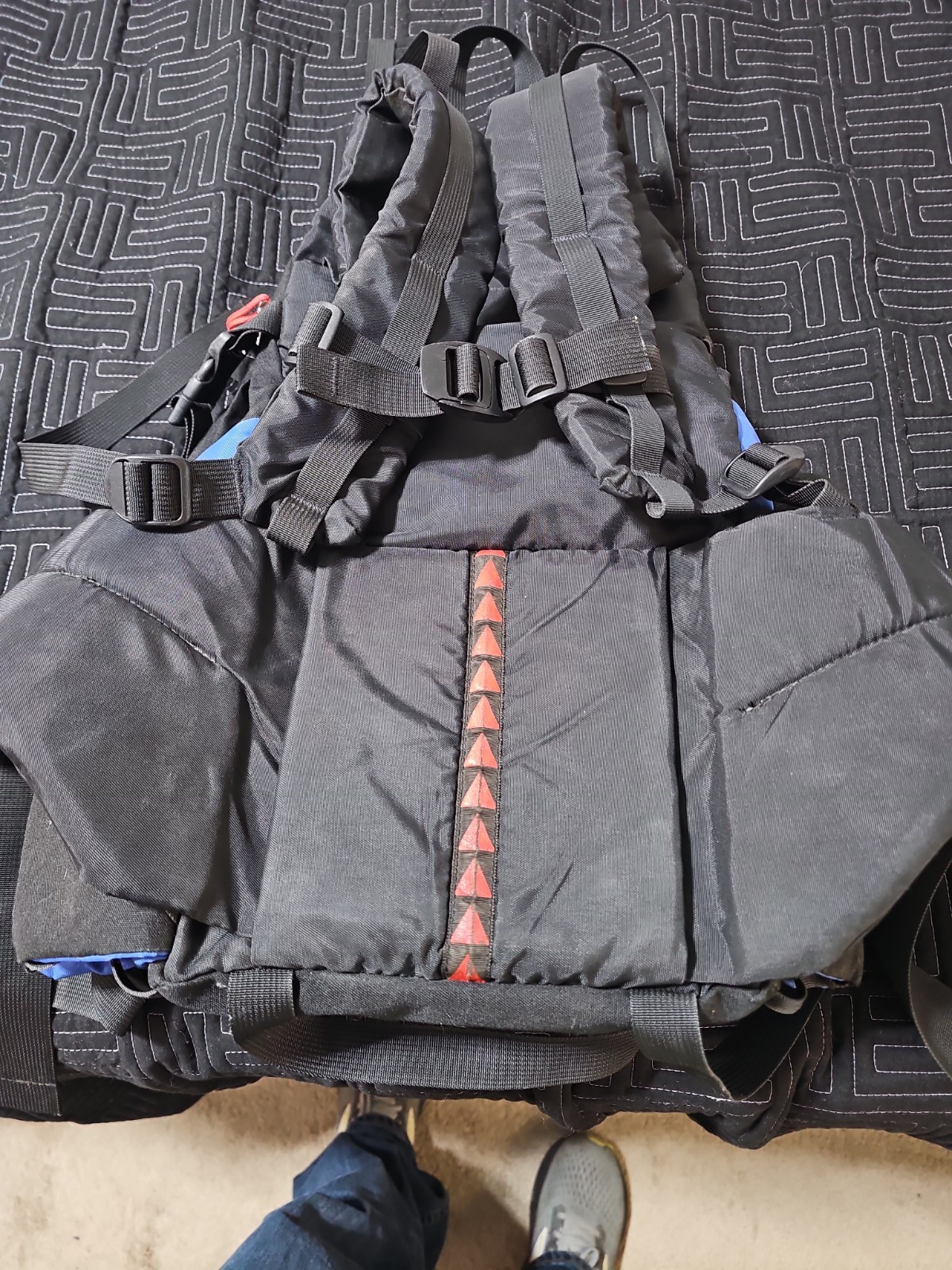 Ultimate Direction Torsopacs Backpack Hydration Pack Blue Black Hiking Biking