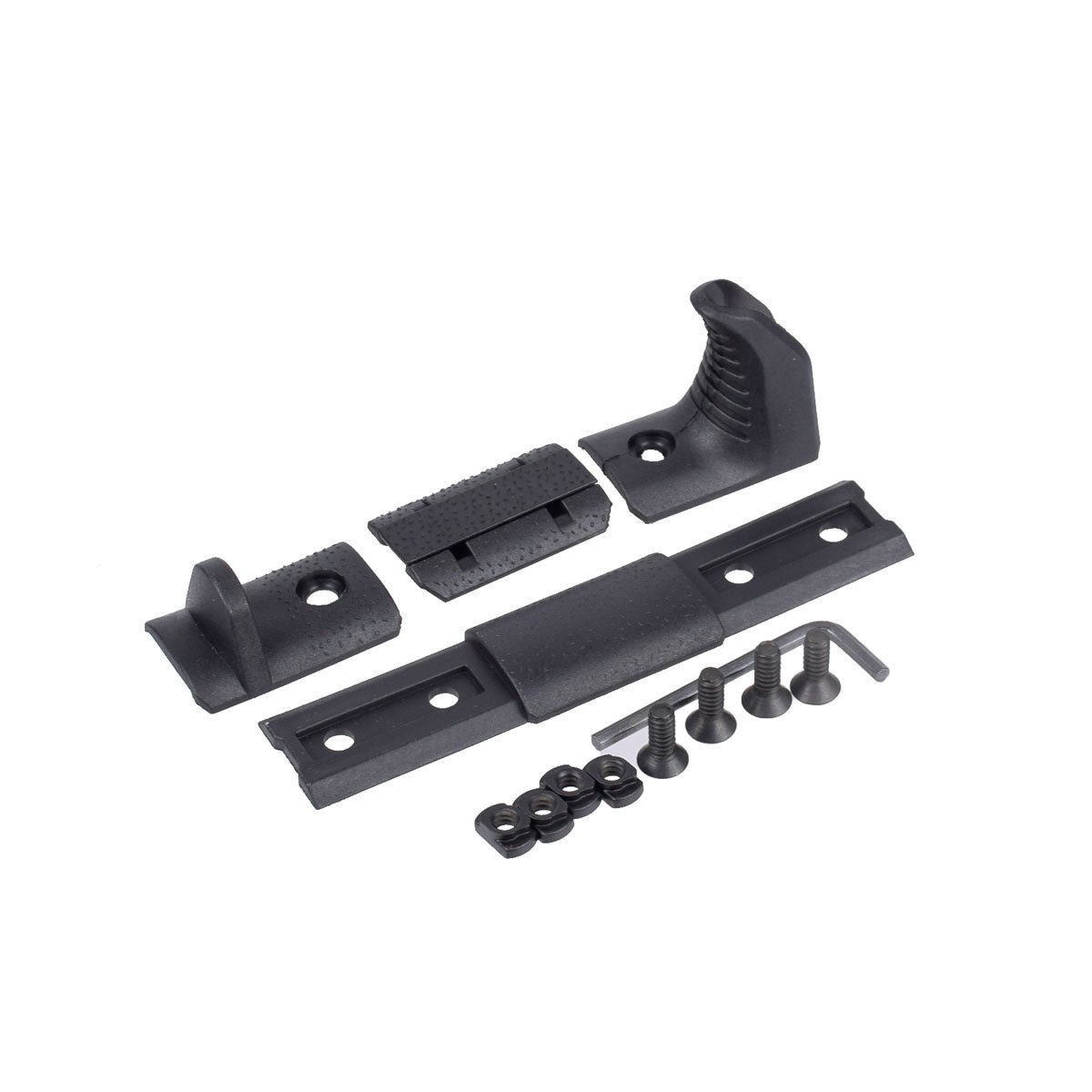 Low-Profile Mlok Keymod Rail Nylon Plastic Covers Mount For GBB AEG Mount Base