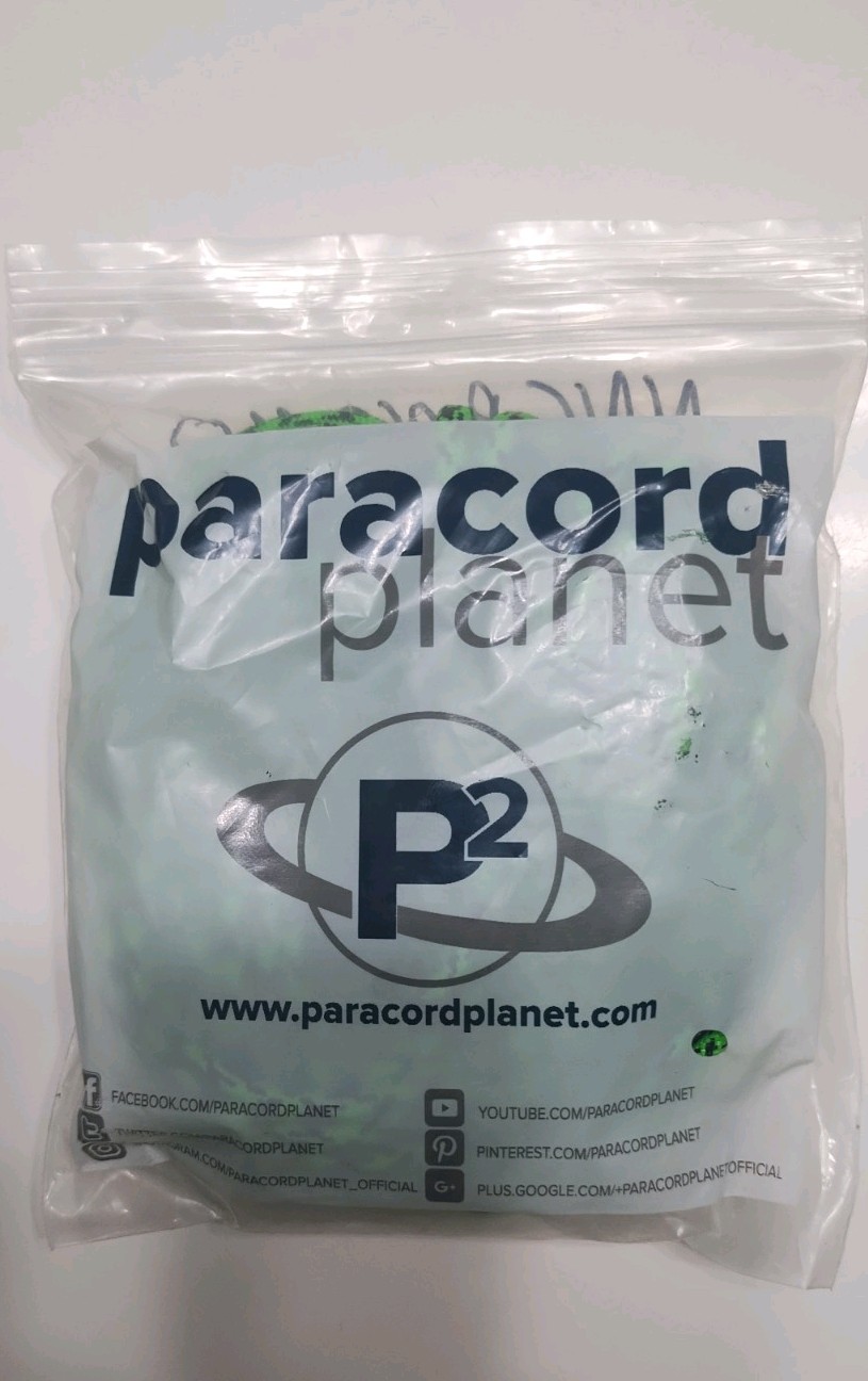 Paracord Planet 25ft Green/Black