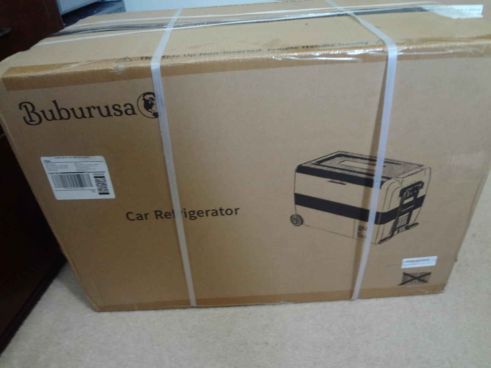 Buburusa Portable Refrigerator Freezer / 12 Volt Car Refrigerator