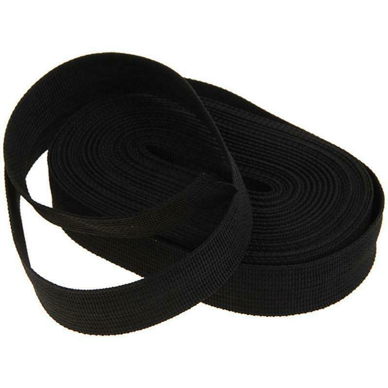 US Heavy Duty Nylon Webbing Strap 10 Yards Heavyweight Straps Flat Webbing Strap