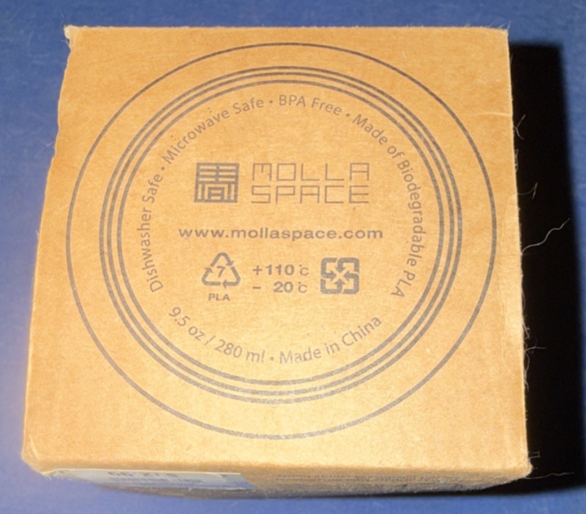 Molla Space my eco can Green 280ml Biodegradable PLA BPA-Free Bottle