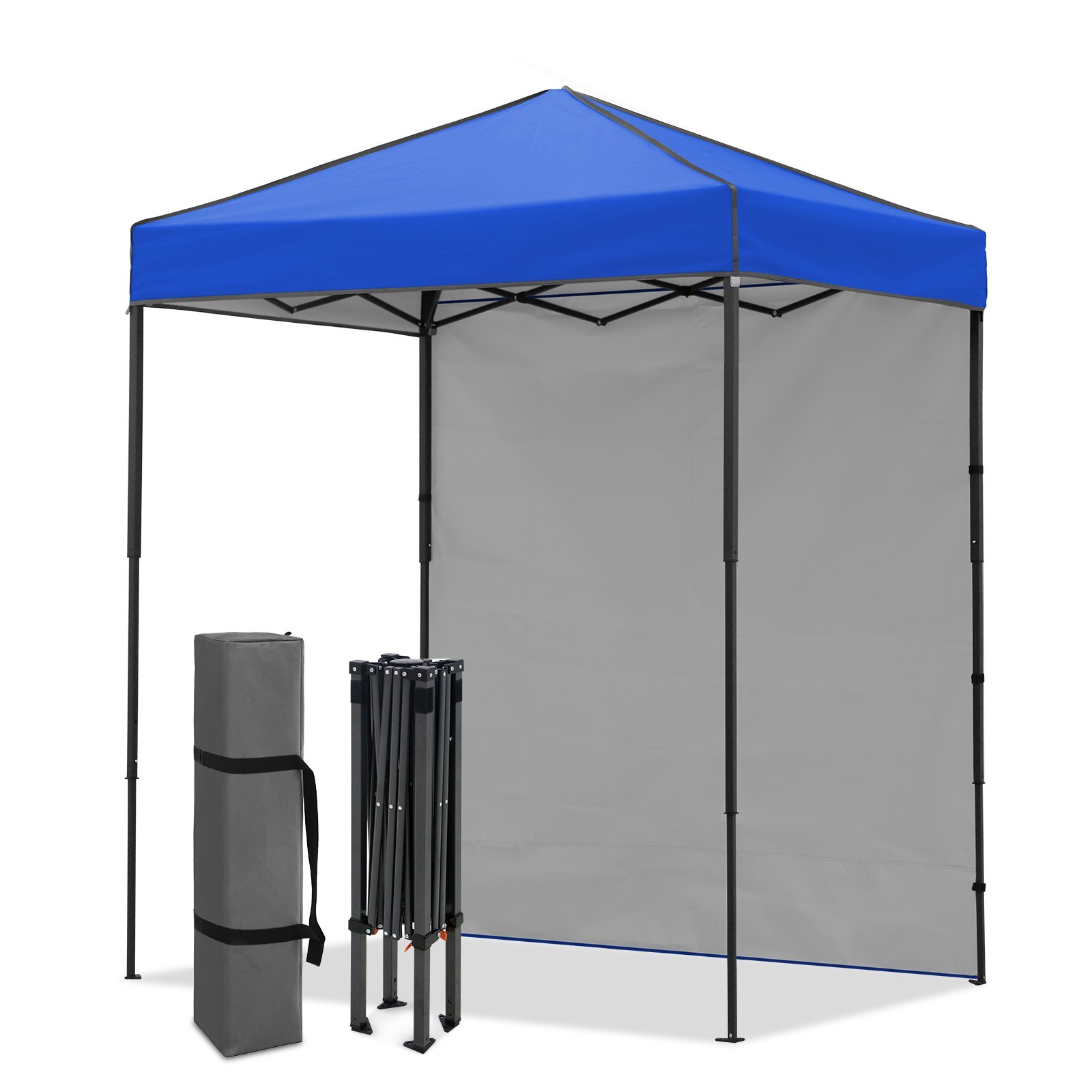 EAGLE PEAK Instant Pop Up Canopy with Adjustable Sun Wall 6×4 with Sidewall